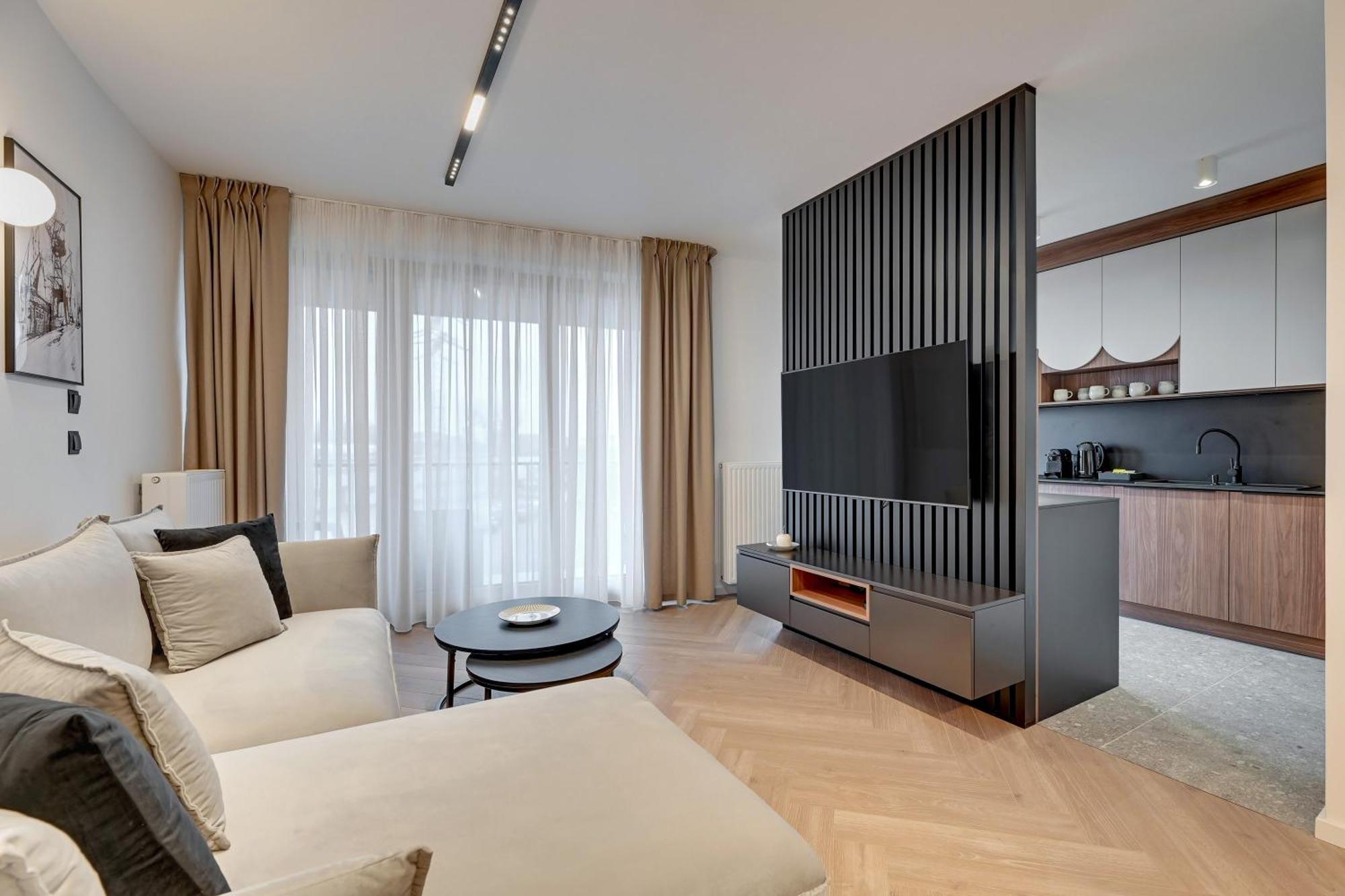 Nadmotlawie Riverside - Gym & Free Parking By Downtown Apartments Danzica Camera foto